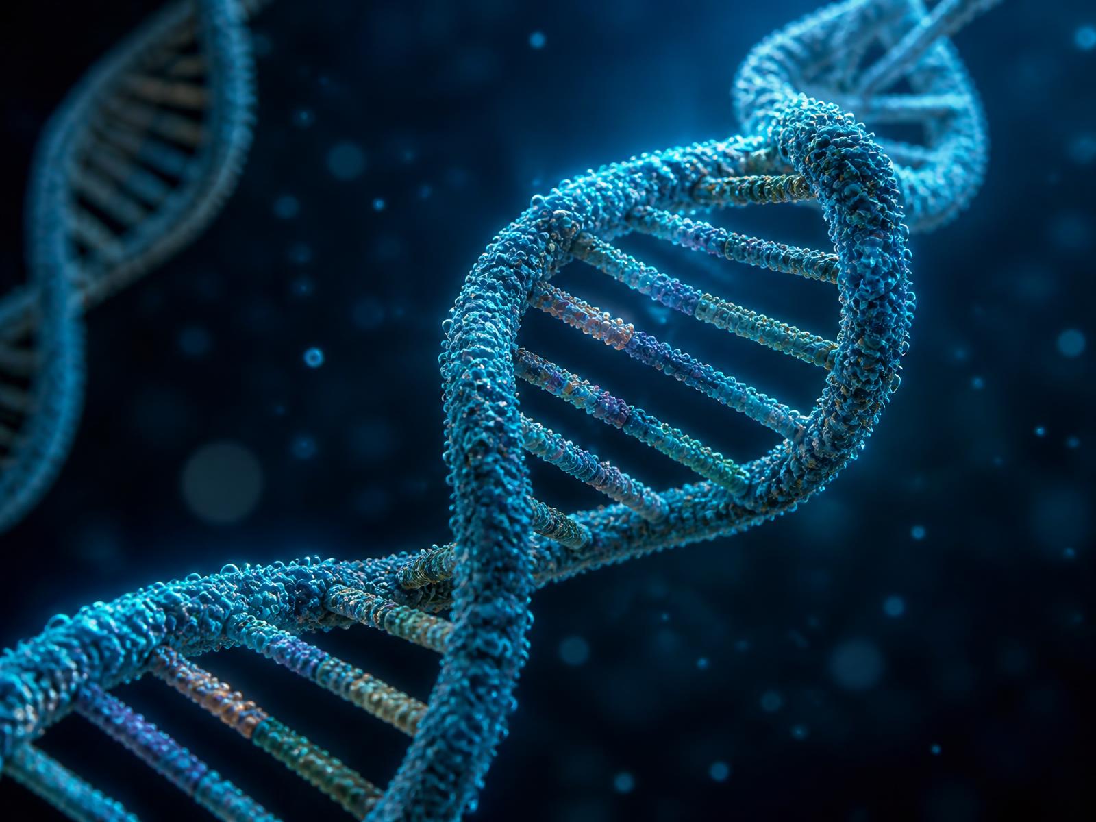 Scientifically accurate DNA double helix